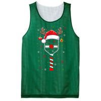 Cute Christmas Pickleball Player Reindeer Holiday Xmas 2024 Gift Mesh Reversible Basketball Jersey Tank