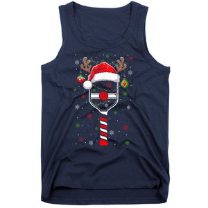 Cute Christmas Pickleball Player Reindeer Holiday Xmas 2024 Gift Tank Top