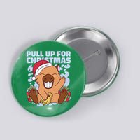 Christmas Capybara Pull Up Button