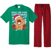 Christmas Capybara Pull Up Pajama Set