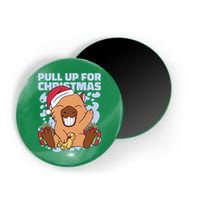 Christmas Capybara Pull Up Magnet