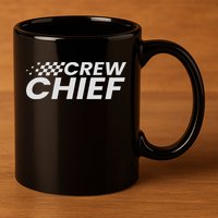 Crew Chief Pit Crew Racing Team Racer Car 11oz C Handle Ceramic Mug