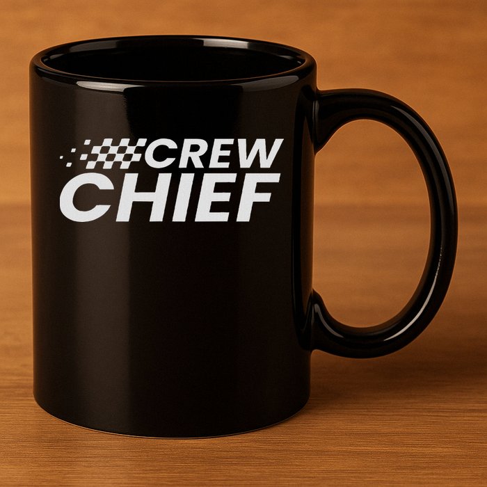 Crew Chief Pit Crew Racing Team Racer Car 11oz C Handle Ceramic Mug