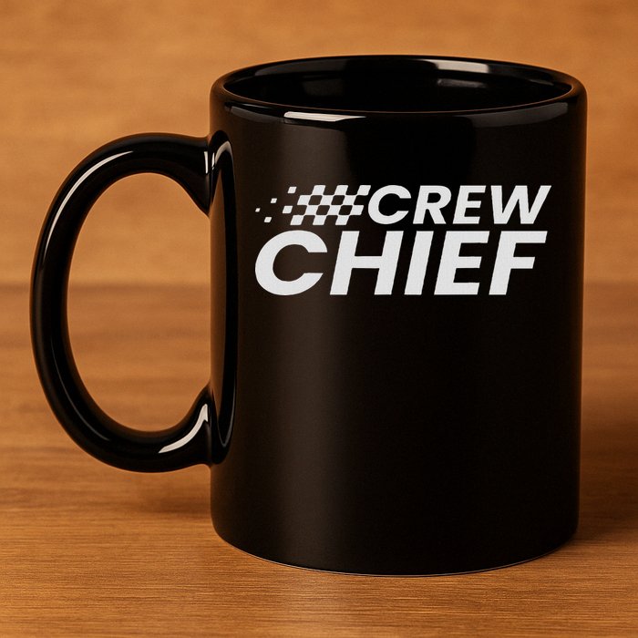 Crew Chief Pit Crew Racing Team Racer Car 11oz C Handle Ceramic Mug