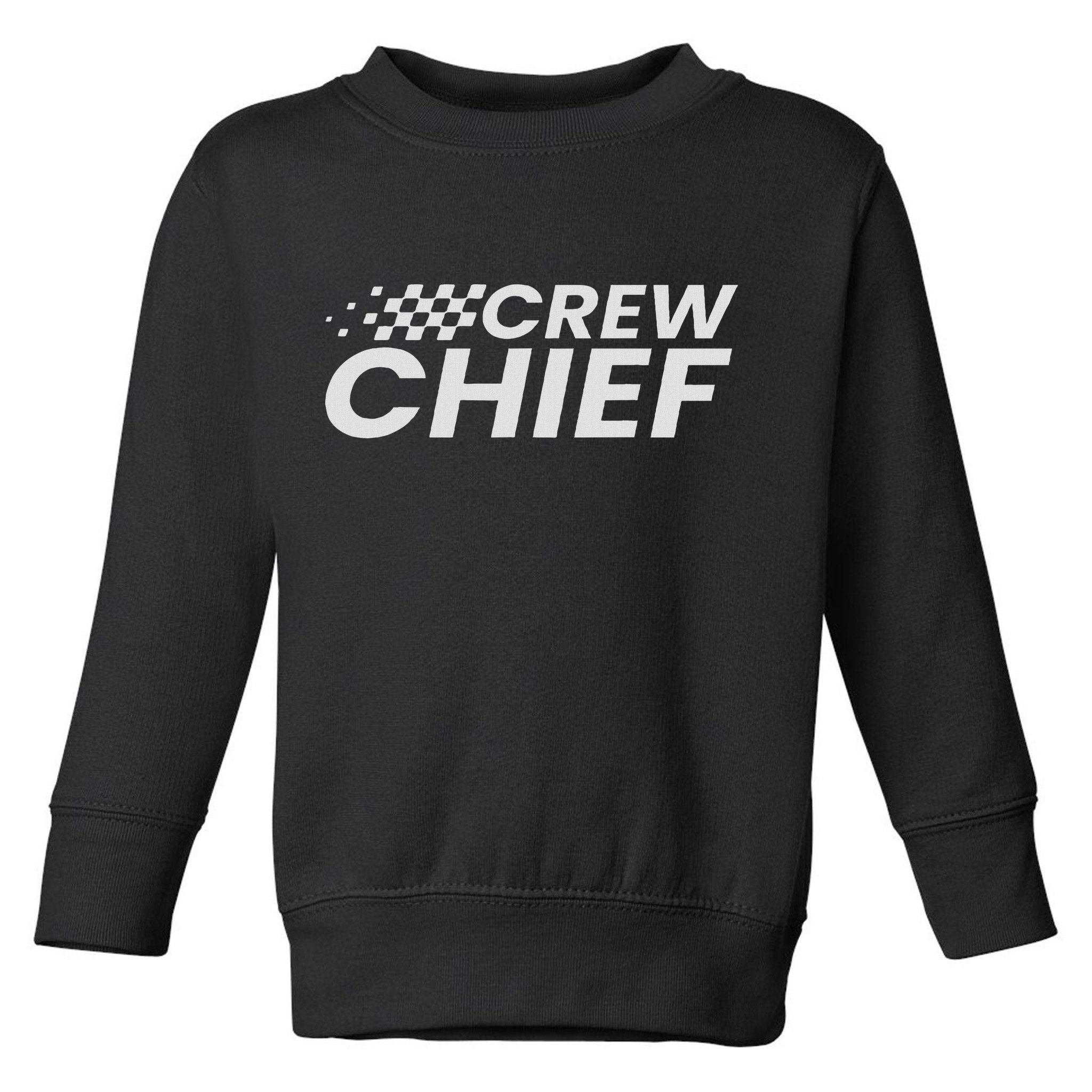 Crew Chief Pit Crew Racing Team Racer Car Toddler Sweatshirt