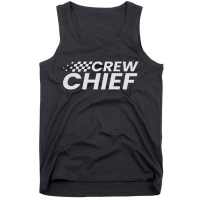 Crew Chief Pit Crew Racing Team Racer Car Tank Top
