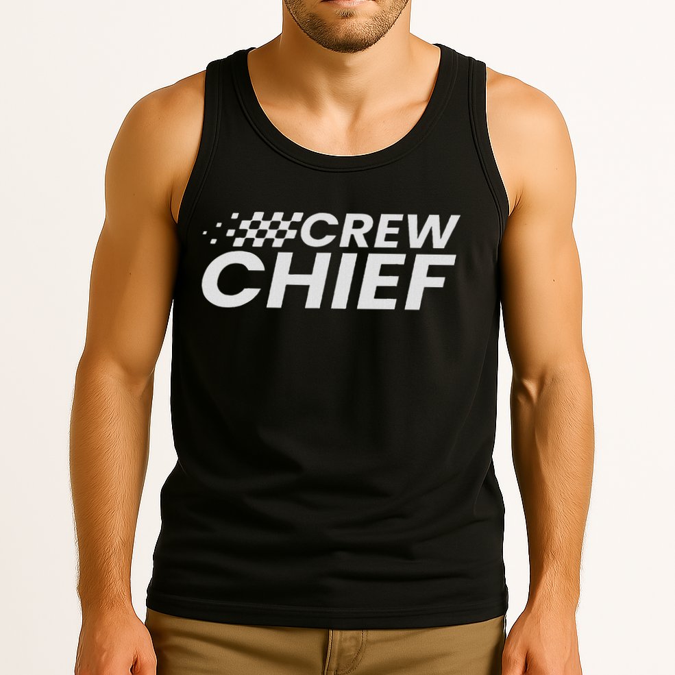 Crew Chief Pit Crew Racing Team Racer Car Tank Top