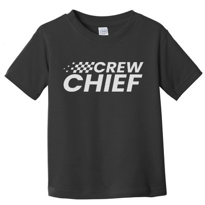 Crew Chief Pit Crew Racing Team Racer Car Toddler T-Shirt