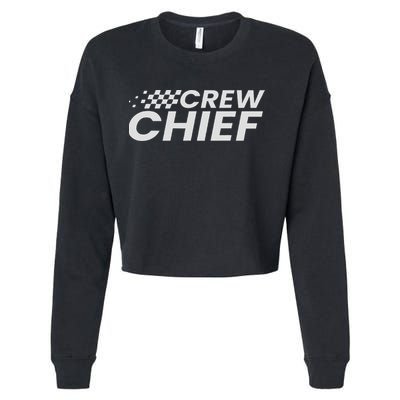 Crew Chief Pit Crew Racing Team Racer Car Cropped Pullover Crew