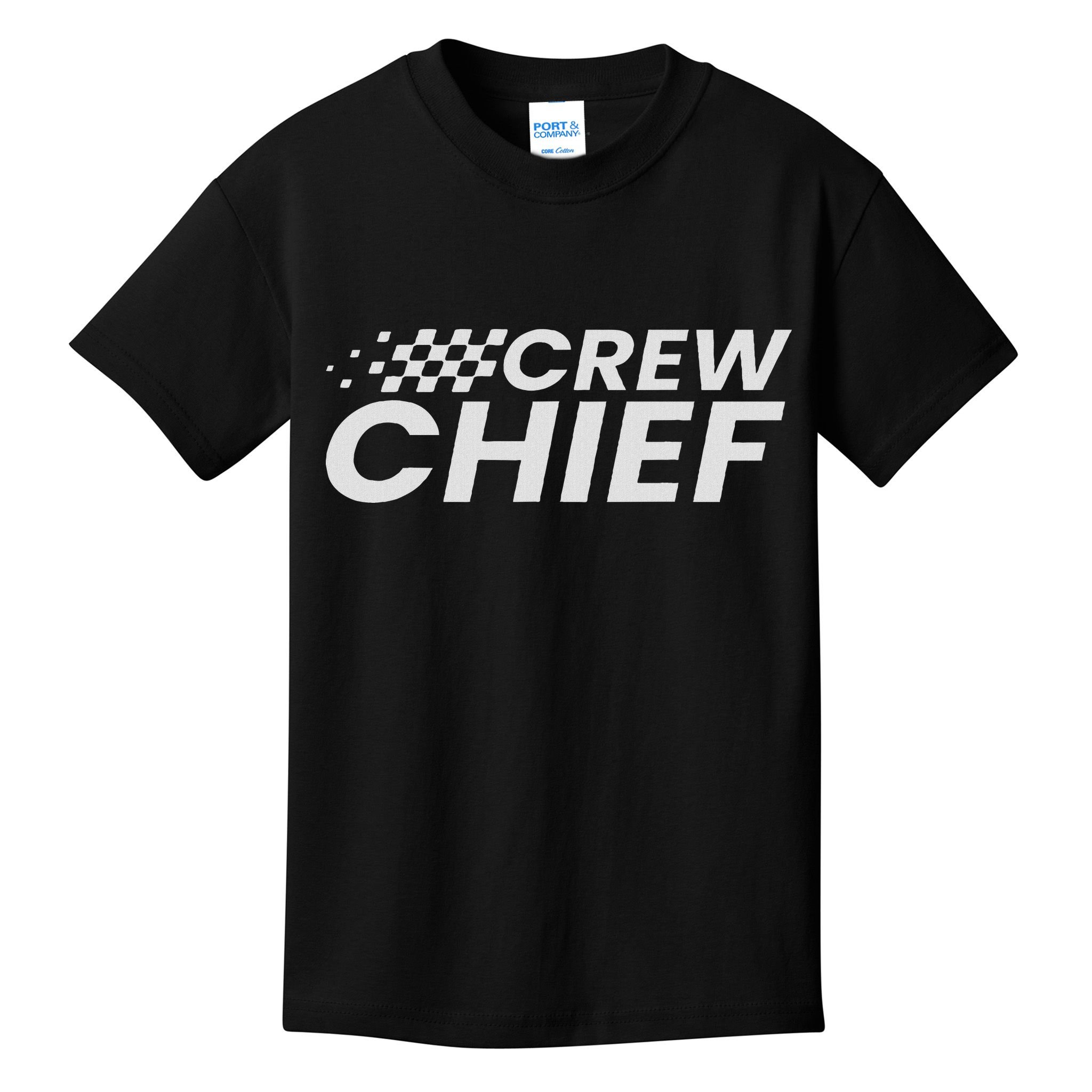 Crew Chief Pit Crew Racing Team Racer Car Kids T-Shirt