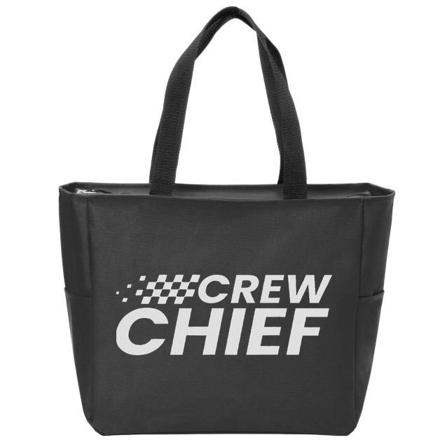 Crew Chief Pit Crew Racing Team Racer Car Zip Tote Bag