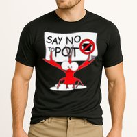 CFunny Crawfish Pun Say No To Pot Lobster Festival Cooling Performance Crew T-Shirt