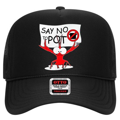 CFunny Crawfish Pun Say No To Pot Lobster Festival Trucker Hat