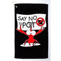 CFunny Crawfish Pun Say No To Pot Lobster Festival Golf Towel