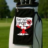 CFunny Crawfish Pun Say No To Pot Lobster Festival Golf Towel
