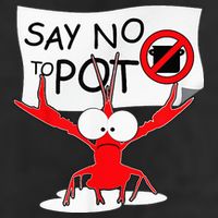CFunny Crawfish Pun Say No To Pot Lobster Festival Golf Towel