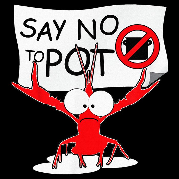 CFunny Crawfish Pun Say No To Pot Lobster Festival Wool Snapback Cap