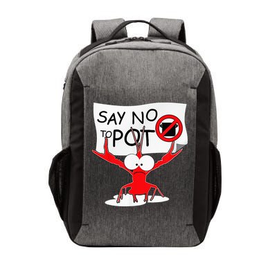 CFunny Crawfish Pun Say No To Pot Lobster Festival Vector Backpack