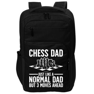 Cool Chess Player Art For Dad Knight Chess Lovers Pieces Impact Tech Backpack