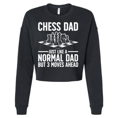 Cool Chess Player Art For Dad Knight Chess Lovers Pieces Cropped Pullover Crew