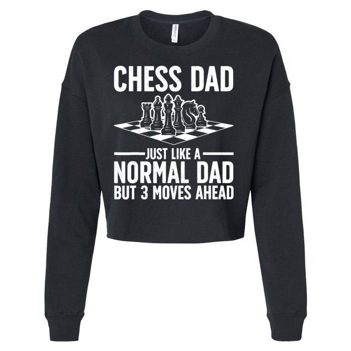 Cool Chess Player Art For Dad Knight Chess Lovers Pieces Cropped Pullover Crew