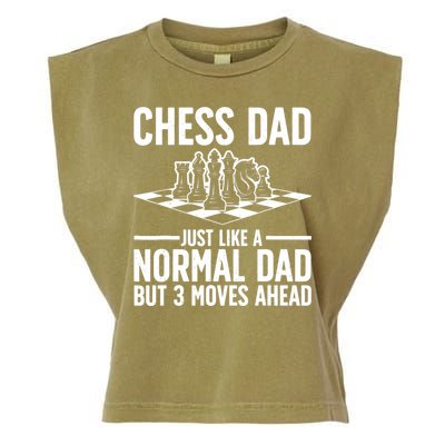 Cool Chess Player Art For Dad Knight Chess Lovers Pieces Garment-Dyed Women's Muscle Tee
