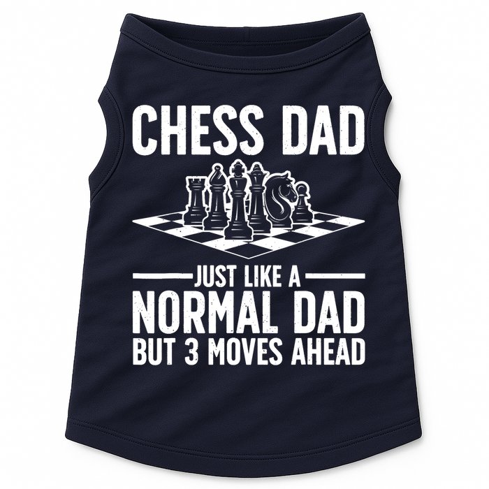 Cool Chess Player Art For Dad Knight Chess Lovers Pieces Doggie Tank