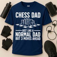 Cool Chess Player Art For Dad Knight Chess Lovers Pieces Performance Shirt