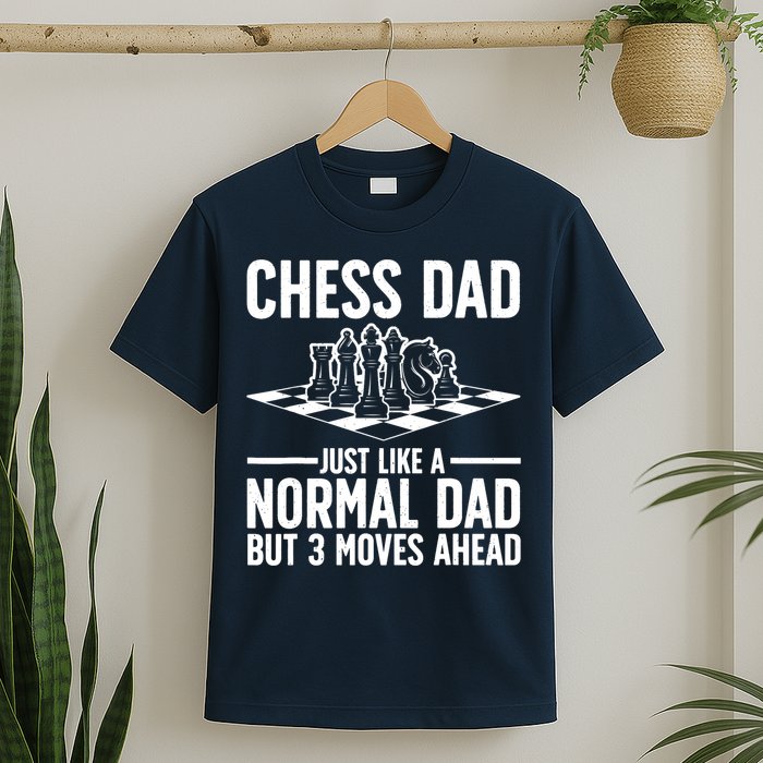 Cool Chess Player Art For Dad Knight Chess Lovers Pieces T-Shirt