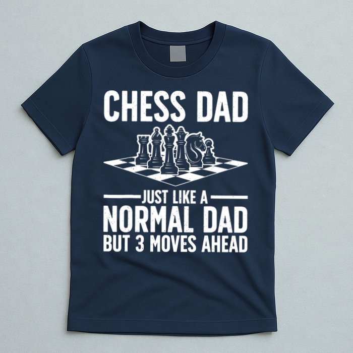 Cool Chess Player Art For Dad Knight Chess Lovers Pieces T-Shirt