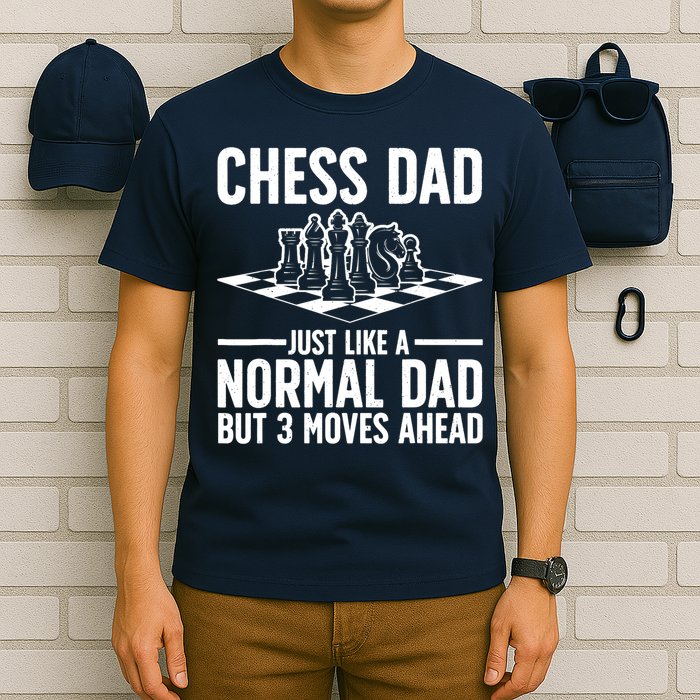 Cool Chess Player Art For Dad Knight Chess Lovers Pieces T-Shirt