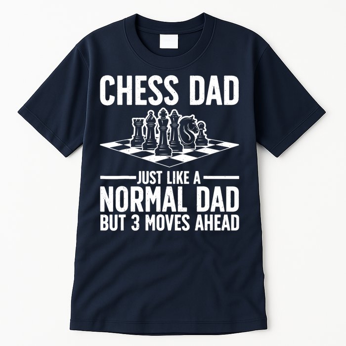 Cool Chess Player Art For Dad Knight Chess Lovers Pieces Tall T-Shirt