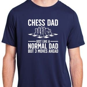 Cool Chess Player Art For Dad Knight Chess Lovers Pieces Adult ChromaSoft Performance T-Shirt