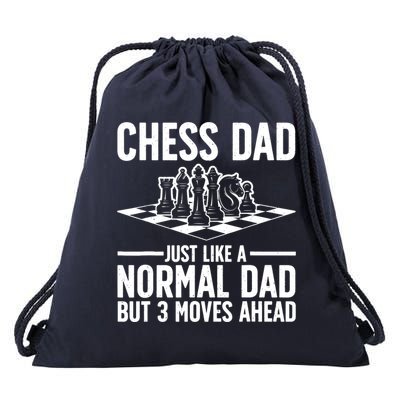 Cool Chess Player Art For Dad Knight Chess Lovers Pieces Drawstring Bag