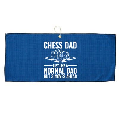 Cool Chess Player Art For Dad Knight Chess Lovers Pieces Large Microfiber Waffle Golf Towel