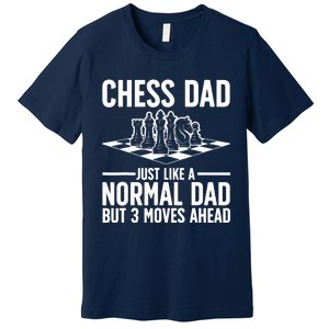 Cool Chess Player Art For Dad Knight Chess Lovers Pieces Premium T-Shirt