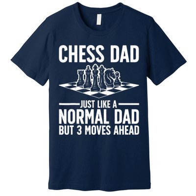 Cool Chess Player Art For Dad Knight Chess Lovers Pieces Premium T-Shirt