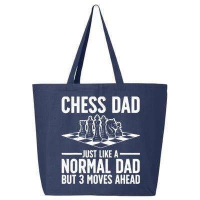 Cool Chess Player Art For Dad Knight Chess Lovers Pieces 25L Jumbo Tote