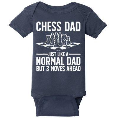 Cool Chess Player Art For Dad Knight Chess Lovers Pieces Baby Bodysuit