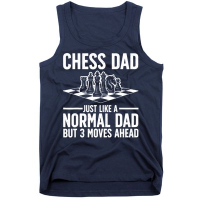 Cool Chess Player Art For Dad Knight Chess Lovers Pieces Tank Top