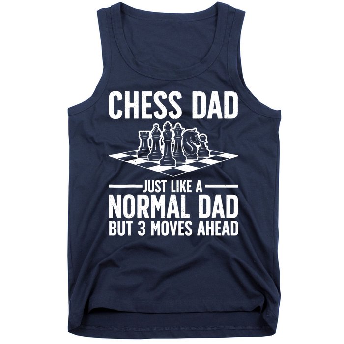 Cool Chess Player Art For Dad Knight Chess Lovers Pieces Tank Top