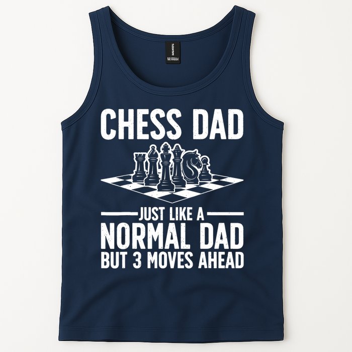 Cool Chess Player Art For Dad Knight Chess Lovers Pieces Tank Top