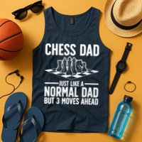 Cool Chess Player Art For Dad Knight Chess Lovers Pieces Tank Top