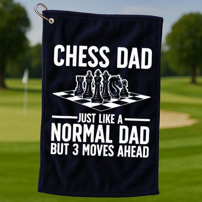 Cool Chess Player Art For Dad Knight Chess Lovers Pieces Golf Towel