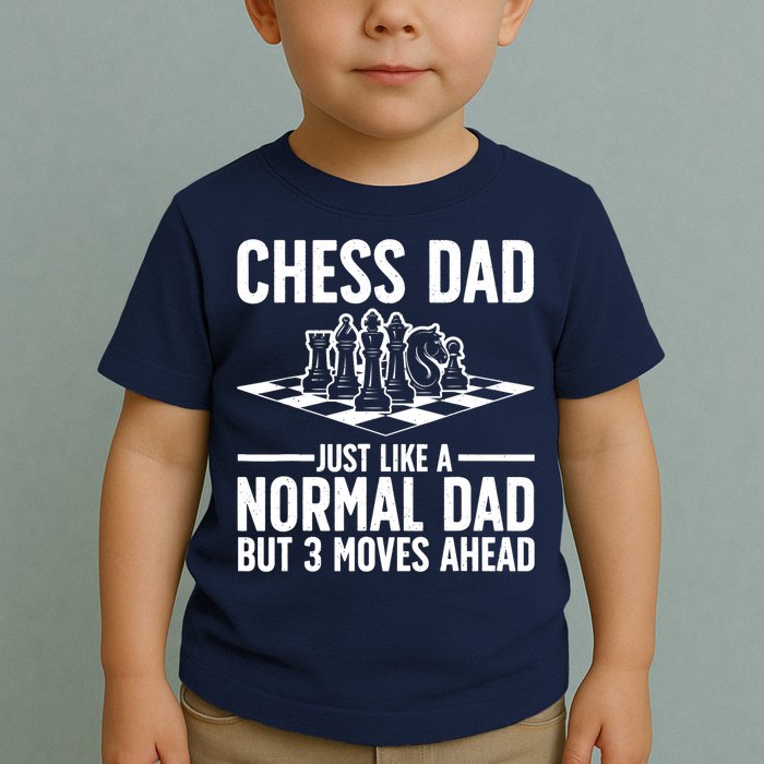 Cool Chess Player Art For Dad Knight Chess Lovers Pieces Toddler T-Shirt