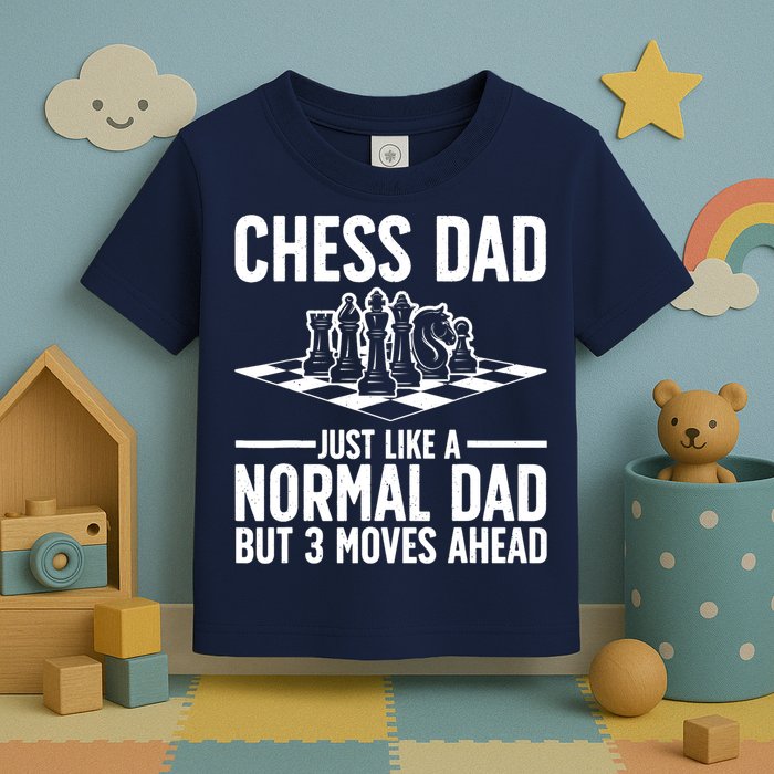 Cool Chess Player Art For Dad Knight Chess Lovers Pieces Toddler T-Shirt