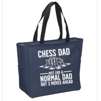 Cool Chess Player Art For Dad Knight Chess Lovers Pieces Zip Tote Bag