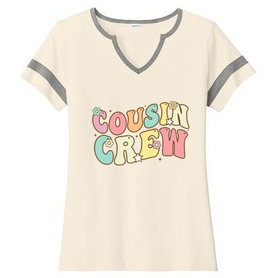 Cousin Crew Pajamas Matching Gifts Ladies Halftime Notch Neck Tee