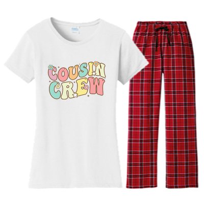 Cousin Crew Pajamas Matching Gifts Women's Flannel Pajama Set