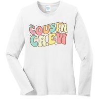 Cousin Crew Pajamas Matching Gifts Ladies Long Sleeve Shirt